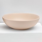Набор тарелок керамических Доляна «Пастель», 18 предметов: 6 тарелок d=19 см, 6 тарелок d=27 см, 6 мисок d=19 см, цвет крем-брюле - Фото 6
