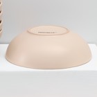 Тарелки Доляна «Пастель», 18 предметов: 6 тарелок d=19 см, 6 тарелок d=27 см, 6 мисок d=19 см, керамика, бежевые - Фото 7