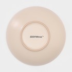 Тарелки Доляна «Пастель», 18 предметов: 6 тарелок d=19 см, 6 тарелок d=27 см, 6 мисок d=19 см, керамика, бежевые - Фото 8