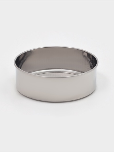 Сито для просеивания Доляна «Металлик», d=13.5 см, нержавеющая сталь, серебристое