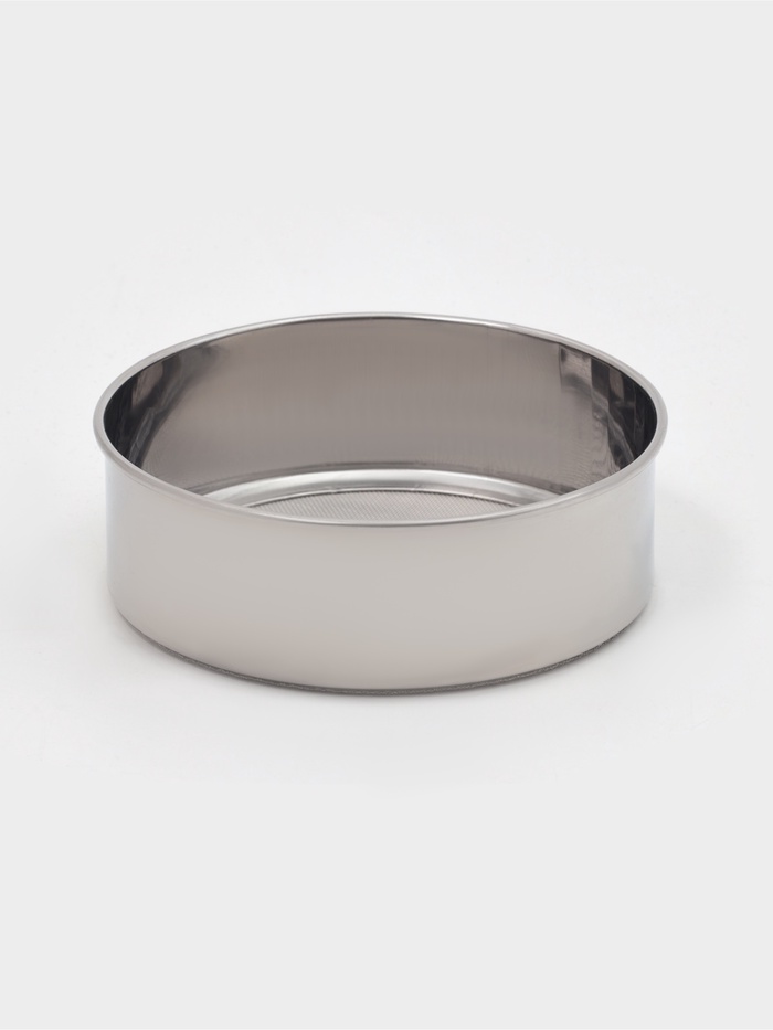 Сито для просеивания Доляна «Металлик», d=13.5 см, нержавеющая сталь, серебристое - Фото 1