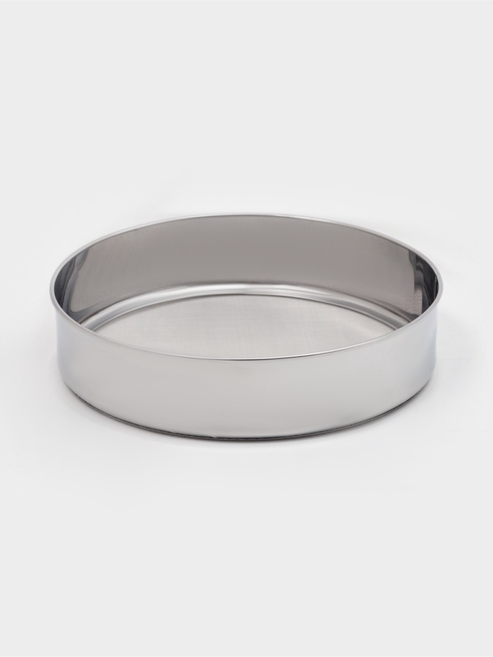 Сито для просеивания Доляна «Металлик», d=19 см, серебристое - Фото 1