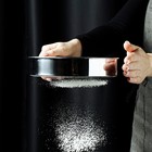 Сито для просеивания Доляна «Металлик», d=19 см, серебристое - Фото 5