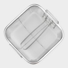 Фритюрница съёмная ручка Доляна, 20×20 см - Фото 4