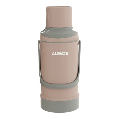 Термос «Антуан» 3.2 л, со стеклянной колбой, сохраняет тепло 12 ч, коричневый