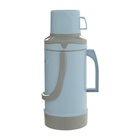 Термос «Антуан», 3.2 л, со стеклянной колбой, сохраняет тепло 12 ч, нержавеющая сталь, пластик, голубой - Фото 2