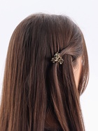 Крабик для волос «Синий закат», веточка, 2.5 см, золото (комплект 6 шт) - фото 43216201