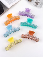 Крабик для волос «Либретто», цветы, 9 см, МИКС (комплект 12 шт) - фото 54697768