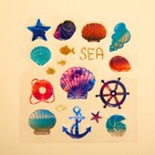 Наклейки эпоксидные «Морской мир», 13 × 9 см - Фото 2