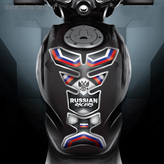 Наклейка на мотоцикл Russian racers - Фото 1