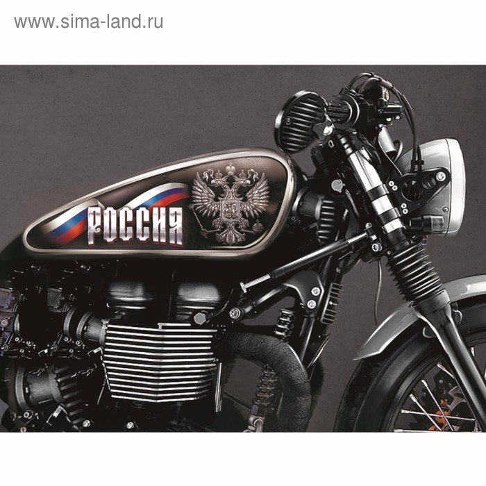 Набор наклеек на мотоцикл «Россия», 2 шт - Фото 1