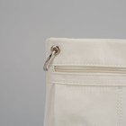 Сумка женская, отдел на молнии, наружный карман, длинный ремень, цвет белый - Фото 4