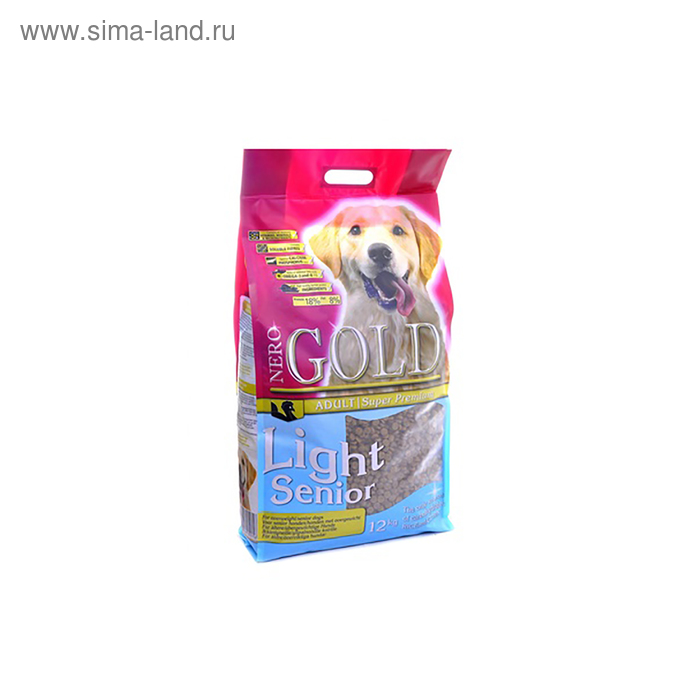 Сухой корм Nero Gold для пожилых собак, индейка/рис, 2,5 кг. - Фото 1