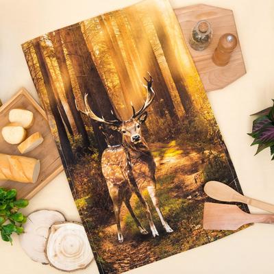 Полотенце Этель «Лес», 40×67 см, хлопок 100 %, саржа, 190 г/м²