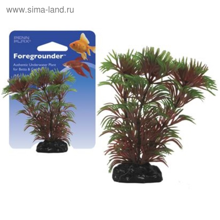 Растение PENN-PLAX CABOMBA, 9см, с грузом, красно-зеленое - Фото 1
