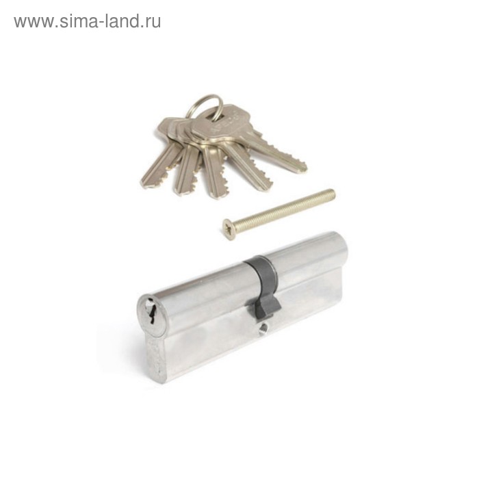 Цилиндровый механизм Apecs SC-100-Z-Ni, английский ключ, цвет никель - Фото 1