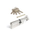 Цилиндровый механизм Apecs SC-110-Z-C-NI, английский ключ-вертушка, цвет никель - фото 307019274
