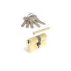 Цилиндровый механизм Apecs SC-60-Z-G, английский ключ, цвет золото - фото 307019277