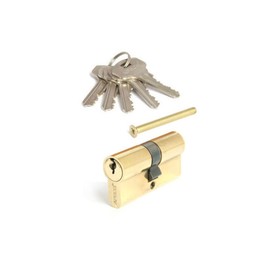 Цилиндровый механизм Apecs SC-60-Z-G, английский ключ, цвет золото