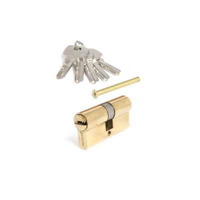 Цилиндровый механизм Apecs SM-60-G, перфорированный ключ, цвет золото