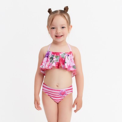 Купальник раздельный для девочки KAFTAN Little princess, рост 122-128 см (34), 7-8 лет