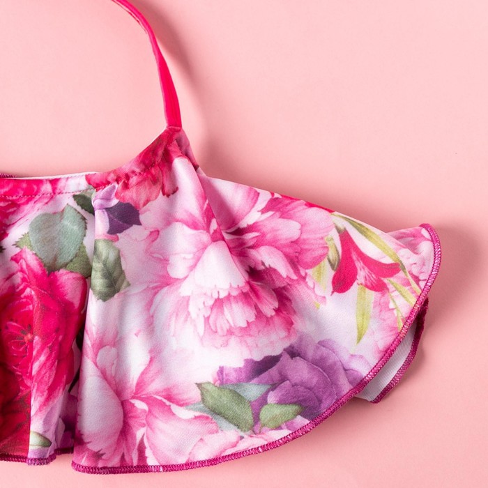 Купальник раздельный для девочки KAFTAN Little princess, рост 122-128 см (34), 7-8 лет