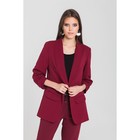 Костюм женский (пиджак, брюки) 20 цвет бордовый, р-р 46 - Фото 5