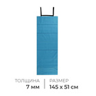 Коврик туристический ONLITOP, складной, 145×51×0.7 см, бирюзовый/васильковый - Фото 1