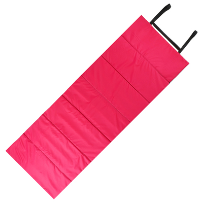 Коврик туристический ONLITOP, складной, 145×51×0.7 см, серый/малиновый