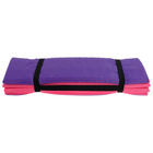 Коврик туристический ONLITOP, складной, 145×51×0.7 см, фиолетовый/розовый - Фото 3