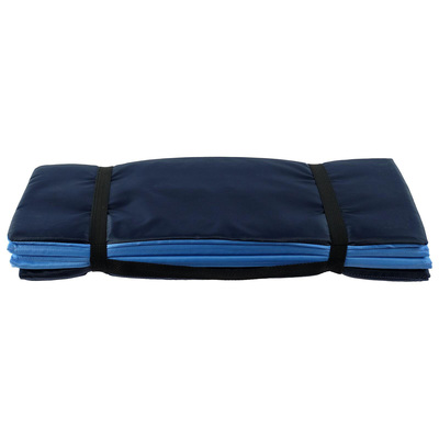 Коврик туристический ONLITOP, складной, 170×51×0.8 см, тёмно-синий/голубой