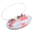 Аппарат для маникюра Luazon LMM-005, 6 насадок, 2хAA (не в комплекте), розовый - Фото 4