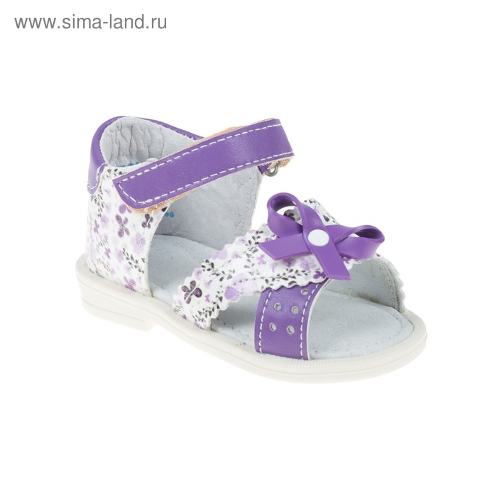 Туфли летние арт. 851-09, фиолетовый, размер 20 - Фото 1