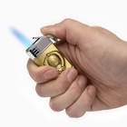 Зажигалка газовая «СССР», металлическая, 3×6 см - Фото 4