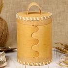 Туес «Иван-чай», 8.5×8.5×14 см, береста - Фото 3