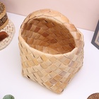 Корзина плетёная «Алёнка», 22×22×19/28 см, береста - Фото 3