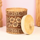 Туес «Лето», шитый, 10×10×14.5 см, береста - Фото 3