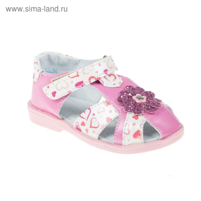 Туфли летние арт. 8528, розовый, размер 23 - Фото 1