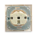 Розетка Smartbuy «Венера», 16 А, скрытая, одноместная, с заземлением, белая - Фото 2