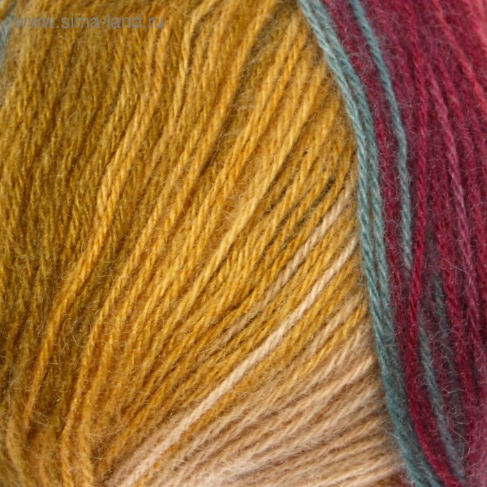 Пряжа для вязания спицами, крючком ALIZE, Angora Gold Batik, 20% шерсть, 80% акрил, 550 м/100 г, (4341)