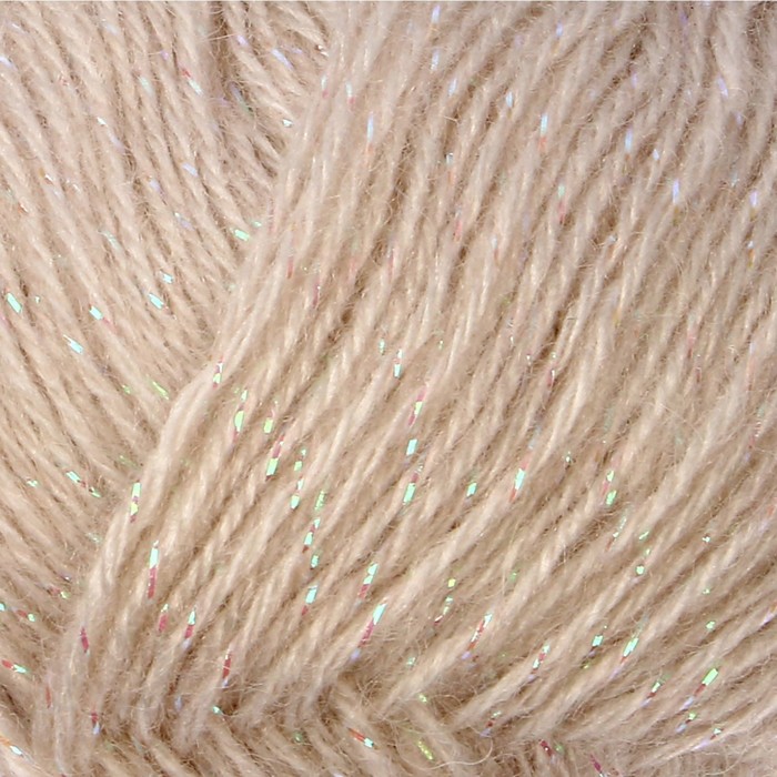 Пряжа "Angora Gold Simli" 75% акрил, 20% шерсть, 5% металлик 500м/100гр (599 слонов.) - Фото 1