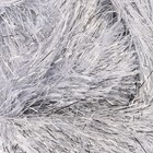 Пряжа "Decofur sim" 20% полиэстер, 80% металлик 100м/100гр (55-02 белый с серебр.) - Фото 1