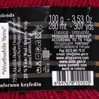 Пряжа "Superlana Klasik" 25% шерсть, 75% акрил 280м/100гр (649 рубин) - Фото 3