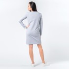 Платье с рюшами MINAKU, размер 44, цвет серый - Фото 4