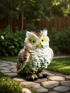 Садовая фигура из гипса «Филин», 19×12×15 см - Фото 3