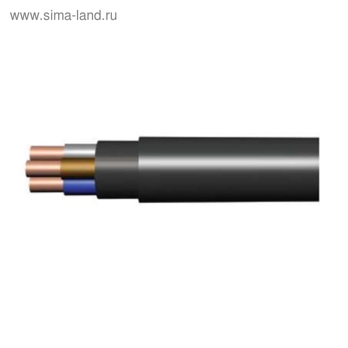 Кабель "Кабэкс", ВВГнг(А)-LS, 4х6 мм2, бухта 25 м, черный - Фото 1