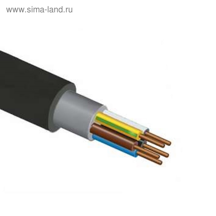 Кабель "Кабэкс", ВВГ-Пнг(А)-LS, 3х10 мм2, бухта 40 м, черный - Фото 1