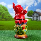 Садовая фигура "Гном на шаре" 23х30х54см - Фото 3