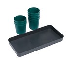 Набор для рассады: стаканы по 500 мл (8 шт.), поддон 40 × 20 см, цвет МИКС, Greengo - Фото 13