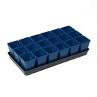 Набор для рассады: стаканы по 200 мл (18 шт.), поддон 36.5×17 см, цвет МИКС, Greengo - Фото 16